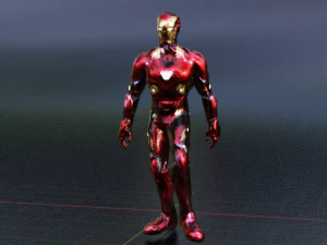 iron man infinity war bleeding edge armor 3D Model