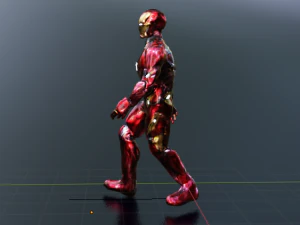 iron man infinity war bleeding edge armor 3D Model