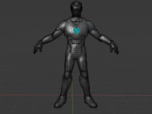 iron man infinity war bleeding edge armor 3D Model