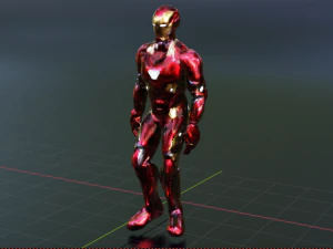 iron man infinity war bleeding edge armor 3D Model