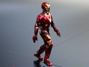 iron man infinity war bleeding edge armor 3D Model