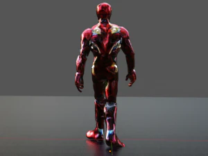 iron man infinity war bleeding edge armor 3D Model