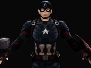 captain america endgame 3D Model