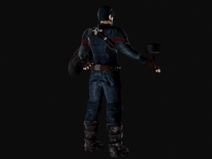 captain america endgame Modelo 3D