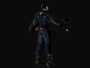 captain america endgame 3D Model
