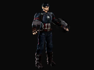 captain america endgame 3D Model