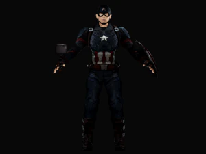 captain america endgame 3D Model