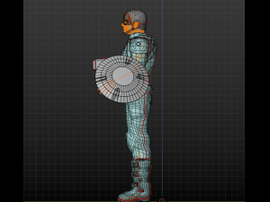 captain america endgame Modelo 3D