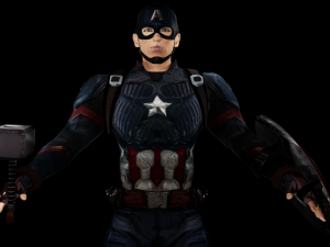 captain america endgame Modelo 3D