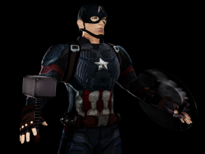 captain america endgame Modelo 3D
