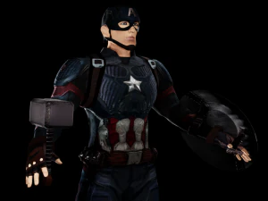 captain america endgame 3D Model