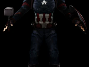captain america endgame 3D Model