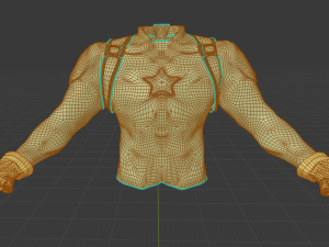 captain america endgame armor chest Modelo 3D