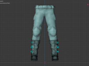 captain america endgame armor pants 3D Модель
