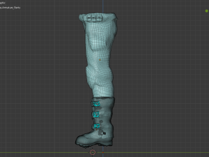 captain america endgame armor pants 3D Модель