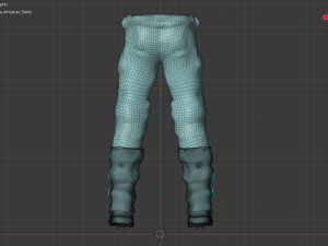 captain america endgame armor pants 3D Модель