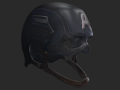 captain america endgame helmet Modelo 3D