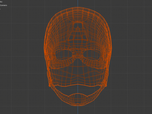 captain america endgame helmet Modelo 3D
