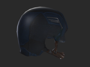 captain america endgame helmet Modelo 3D