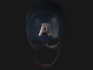 captain america endgame helmet Modelo 3D