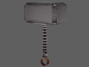 thors endgame mijolnir 3D Model