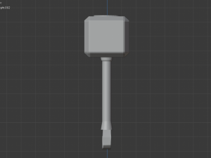 thors endgame mijolnir Model 3D