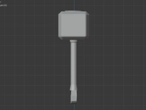 thors endgame mijolnir 3D Model
