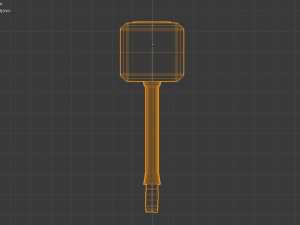 thors endgame mijolnir Model 3D