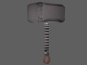 thors endgame mijolnir Model 3D