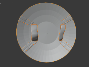captain america endgame shield-broken shield 3Dモデル