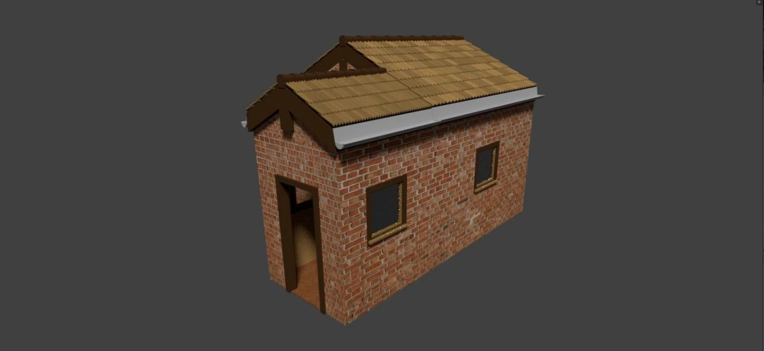 small house 3D Model .c4d .max .obj .3ds .fbx .stl .blend 