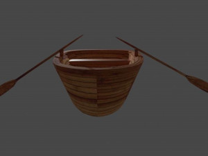 small boat 3D मॉडल