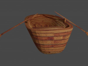 small boat 3D मॉडल