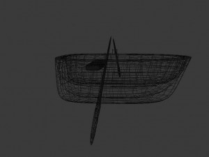 small boat 3D मॉडल