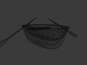 small boat 3D मॉडल