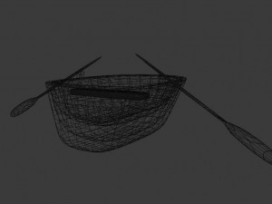 small boat 3D मॉडल