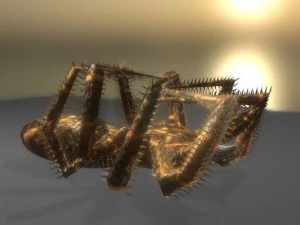 spider moving and ready to play 3D Model