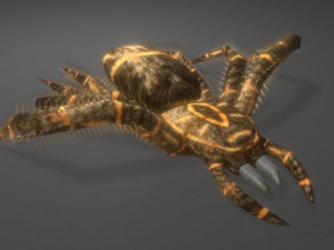 spider moving and ready to play 3D 模型
