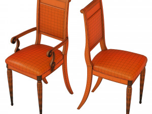 dining group for 8 people rg 20b Model 3D