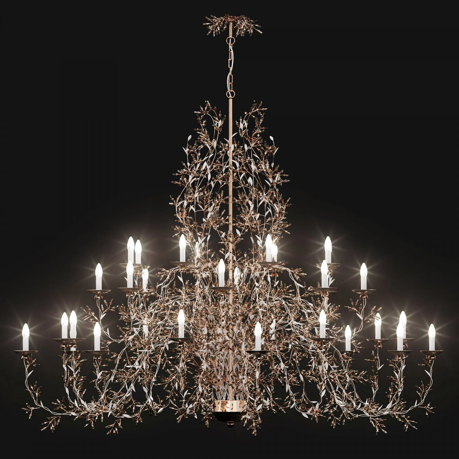chandelier 1330 20cr 3D Model .c4d .max .obj .3ds .fbx .stl .blend 