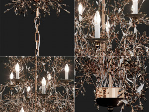 chandelier 1330 20cr Model 3D