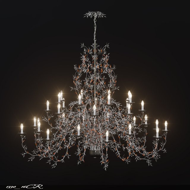 chandelier 1330 16cr 3D Модель .c4d .max .obj .3ds .fbx .stl .blend