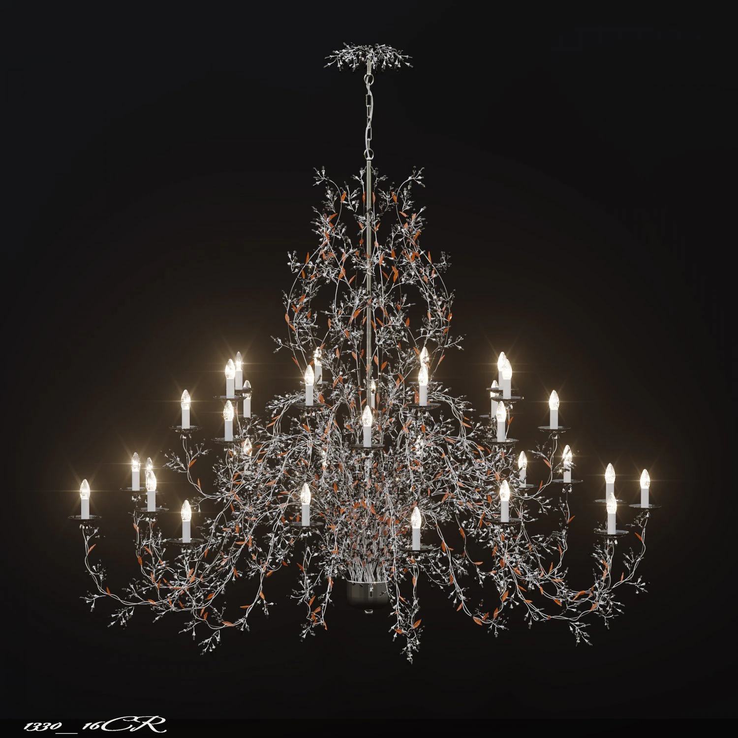 chandelier 1330 16cr 3D Model .c4d .max .obj .3ds .fbx .stl .blend