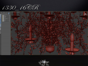 chandelier 1330 16cr 3D Модель