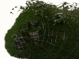 hippo grass 3D Модель