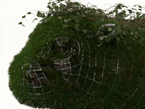 hippo grass 3D Model