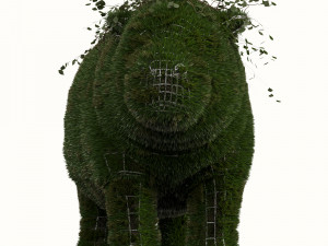 hippo grass 3D Модель