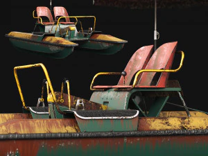 katamaran kehribar n03 3D Model