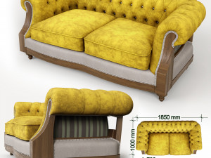 chesterfield big ben Modelo 3D