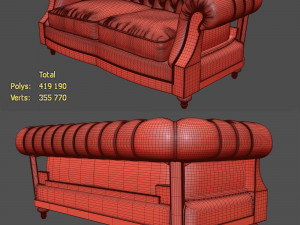 chesterfield big ben Modelo 3D